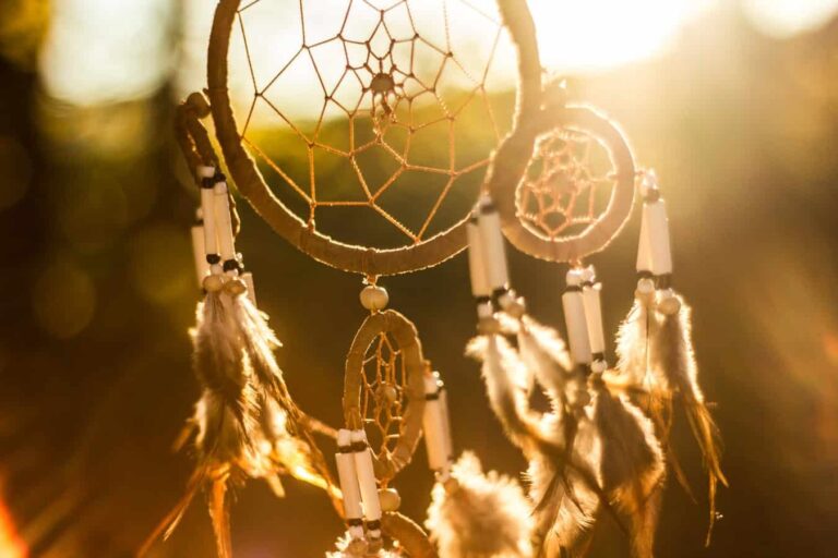 dream catcher in middle of image